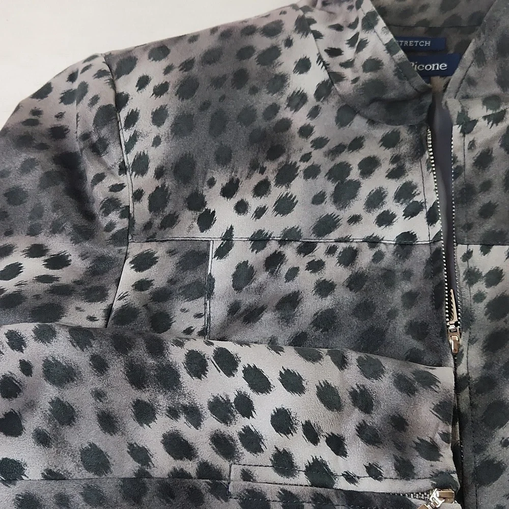 Evan Picone Vintage Animal Print Jacket. Size 12